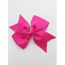 "Dolly" bow clip - Hot Pink